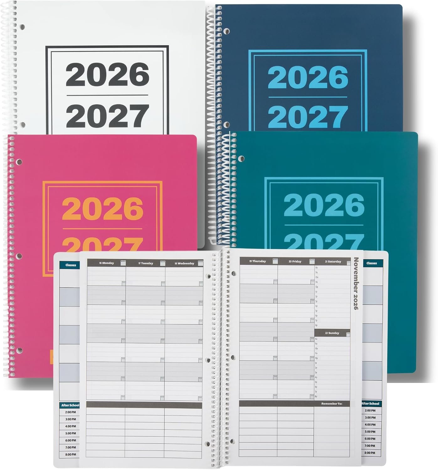 Order Out Of Chaos Academic Planner 2026-2027 Student Planner 8.5 x11 Navy