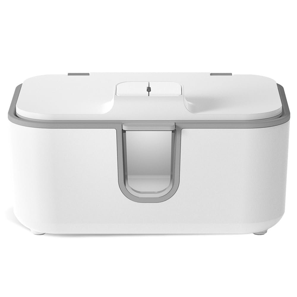 Wet Wipes Heater , Baby Wipe Warmer, Night-Ready Warm Wipes Dispenser with Moisture Lock, Large Capacity for Busy Parents, Soft Surround Heating, Safe & Even Warmth for Newborns