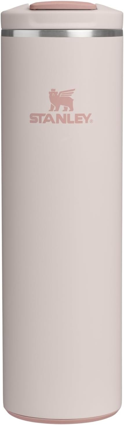 STANLEY Transit FlipTop Mug | Leakproof Coffee Travel Cup | Vacuum Insulated Stainless Steel | Stays Hot or Cold for Hours | BPA-Free | 20 oz | Rose Quartz