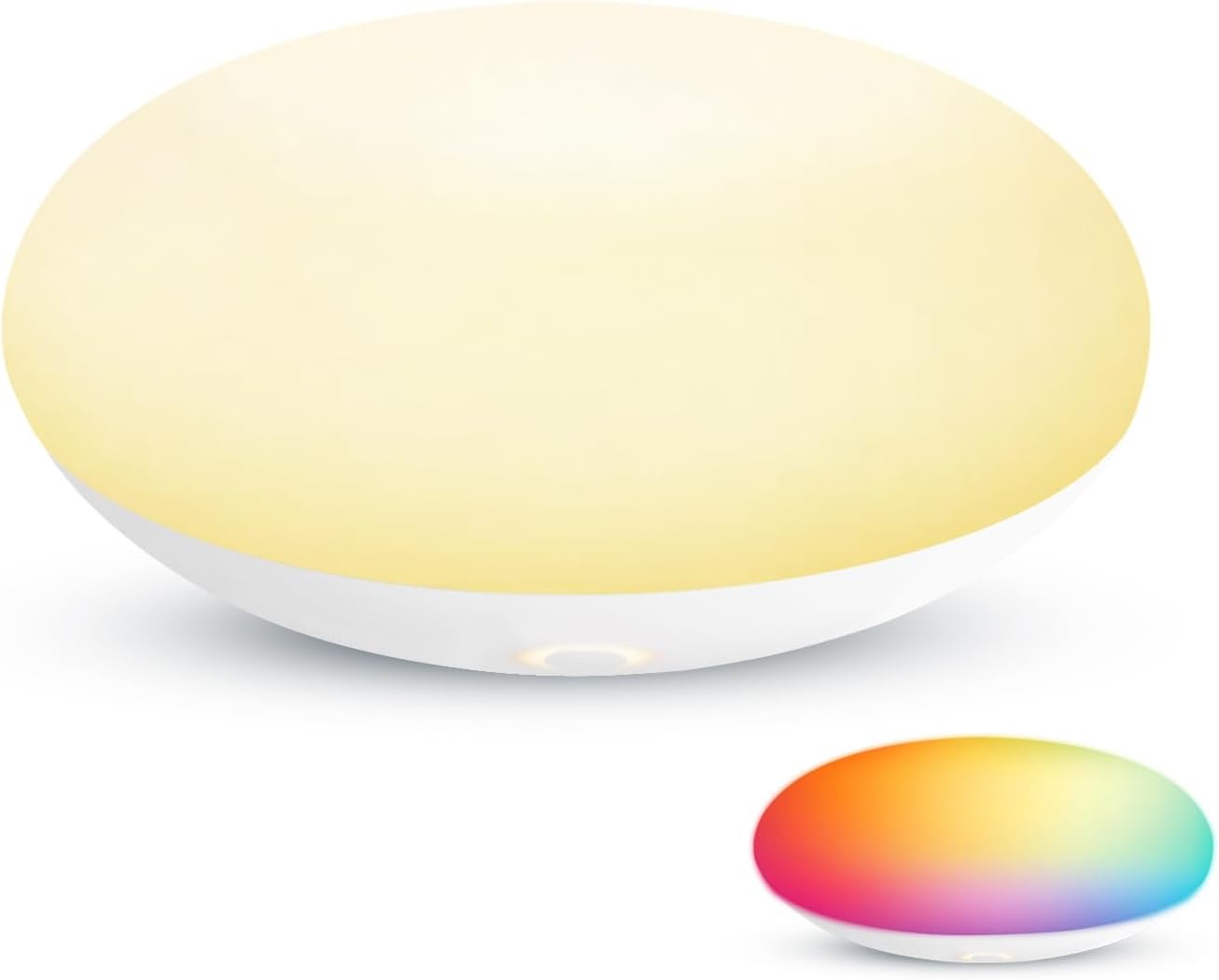 Portable Night Light for Nursery – Baby Night Lamp for Breastfeeding, Soft Silicone Touch Lamp, Egg Light for Kids, with 11 Colors Changing & Eye Caring, Stepless Dimming