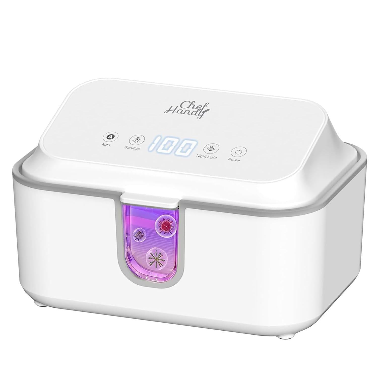 Wipe Warmer with UV Sanitizer, Large Capacity for Baby & Adult Wipes, White | 3 temperature settings, quiet surround heating and a night light for diaper changes, nighttime care and everyday cleansing.