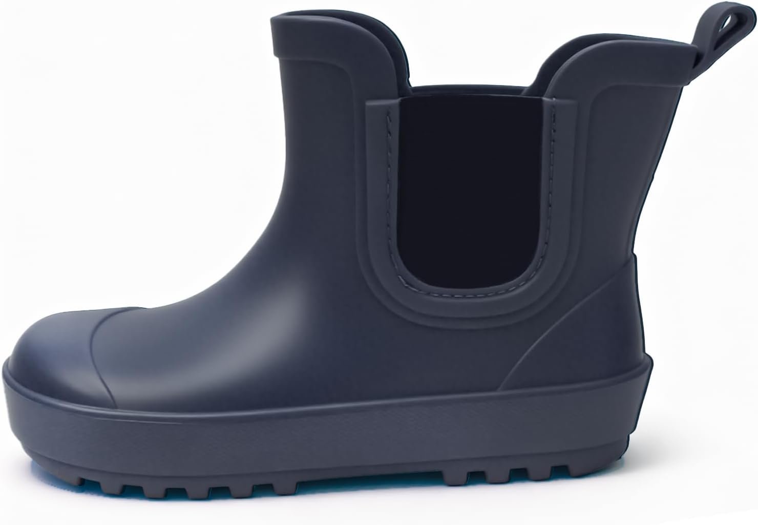 Toddler Kids Chelsea Rain Boots, Easy-on LightWeight Waterproof Rainboot for Boys and Girls
