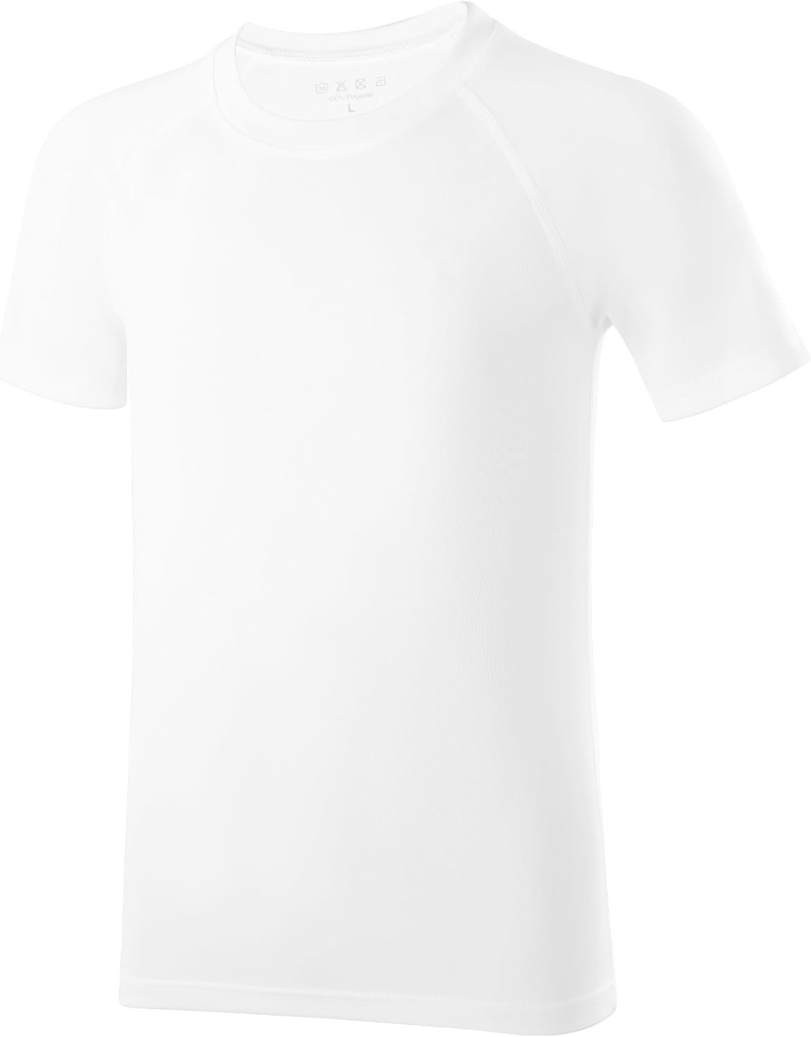Boys’ Rash Guard Swim Shirt, Toddler to Youth Kids UPF 50+ Sun Protection Short Sleeve Water Shirts for Beach Surf