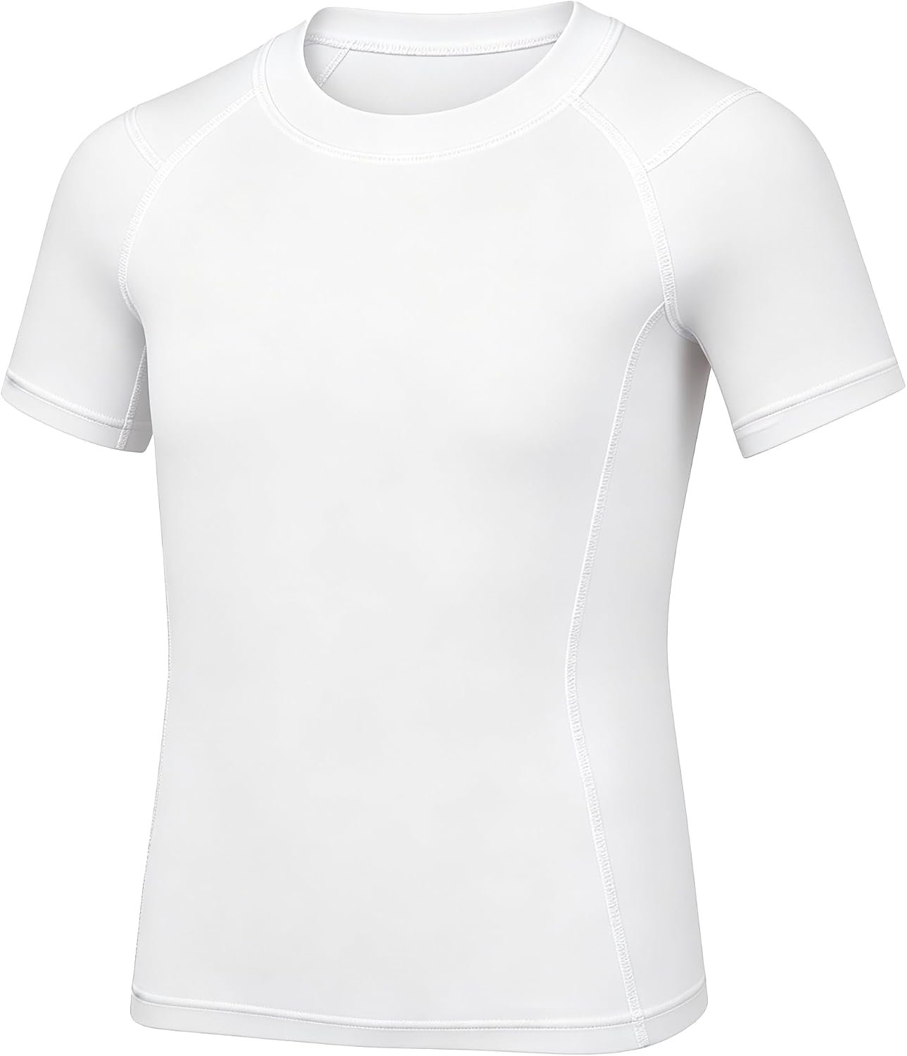 Boy & Girls Compression Short Sleeve Shirt Athletic Base Layer