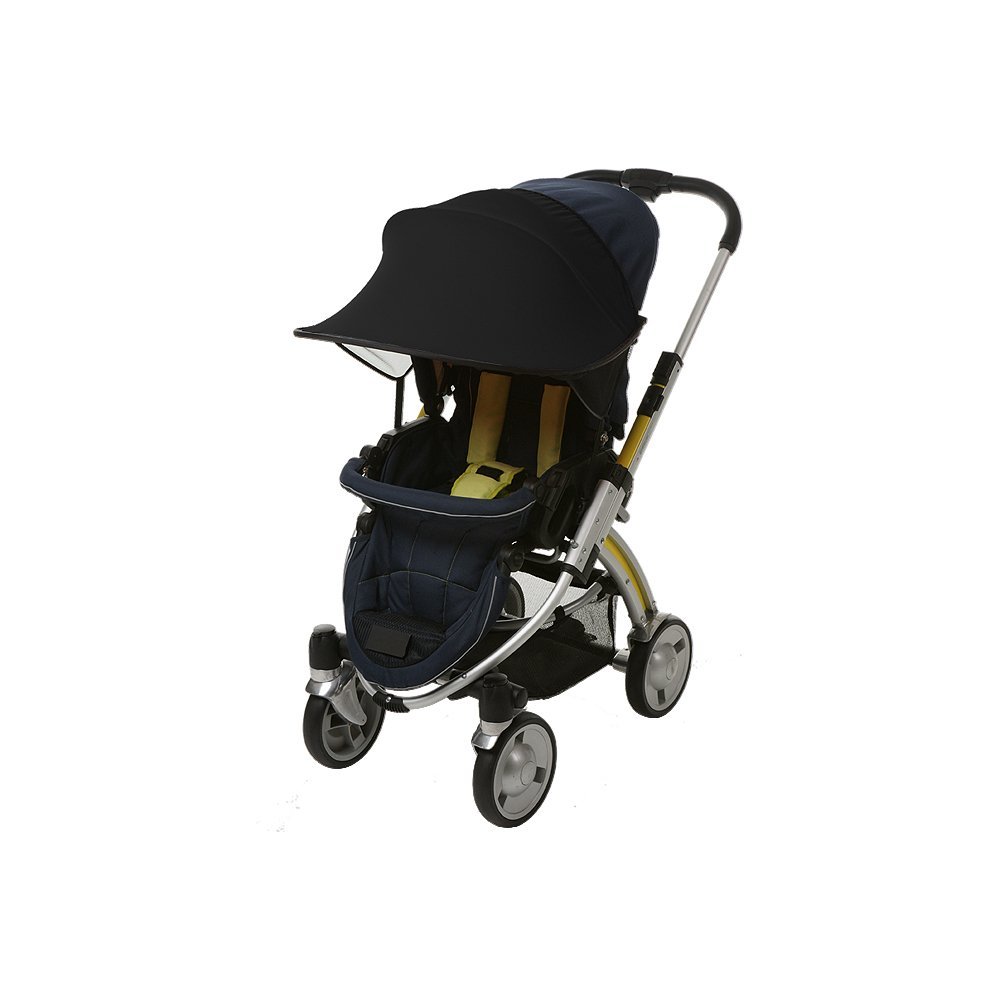 Sun Shade for Strollers and Car Seats (Black) UPF 50+