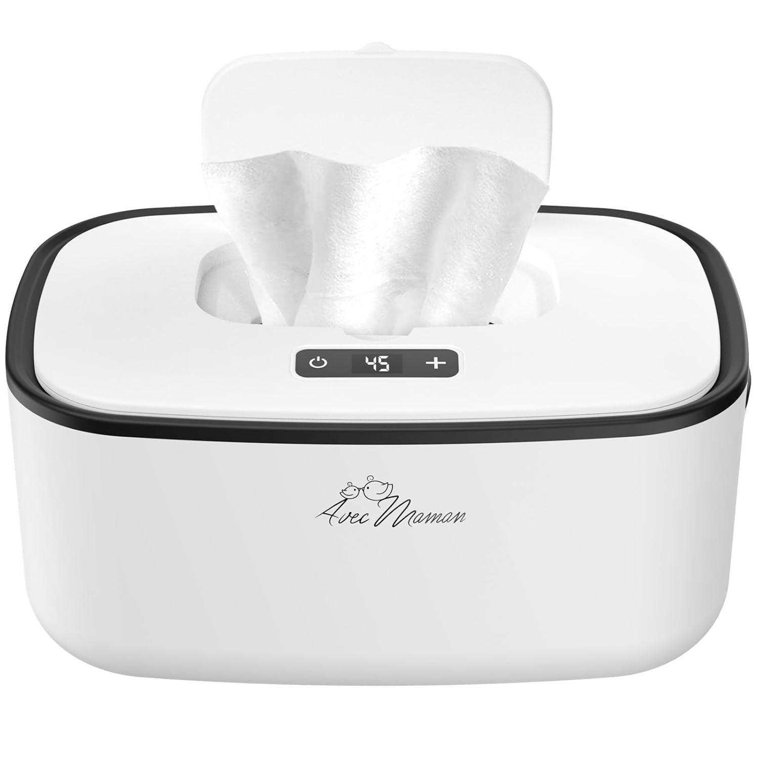 Baby Wipe Warmer Dispenser S1 – Adjustable Digital Temperature Control – Wipe Warmer and Baby Wet Wipes Dispenser – Baby Wipes Warmer – White