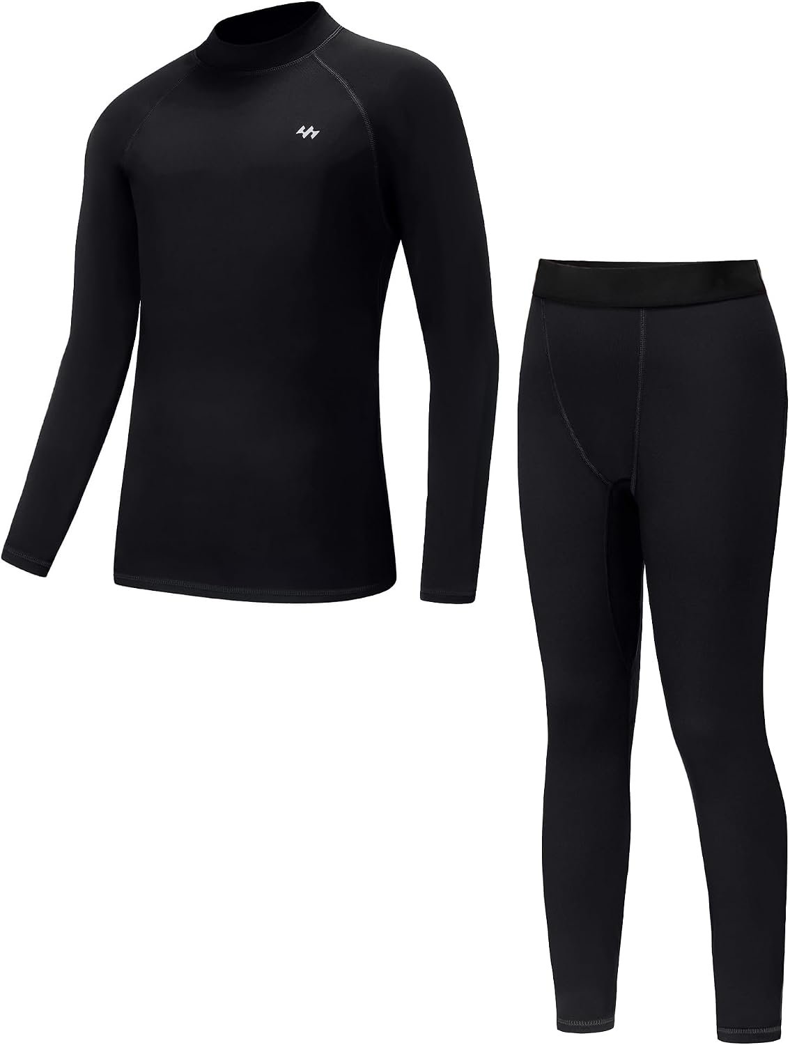 Ewedoos Thermal Underwear Set for Kids Thermals Top and Bottom Set Boys Long Johns Base Layer Thermal Set