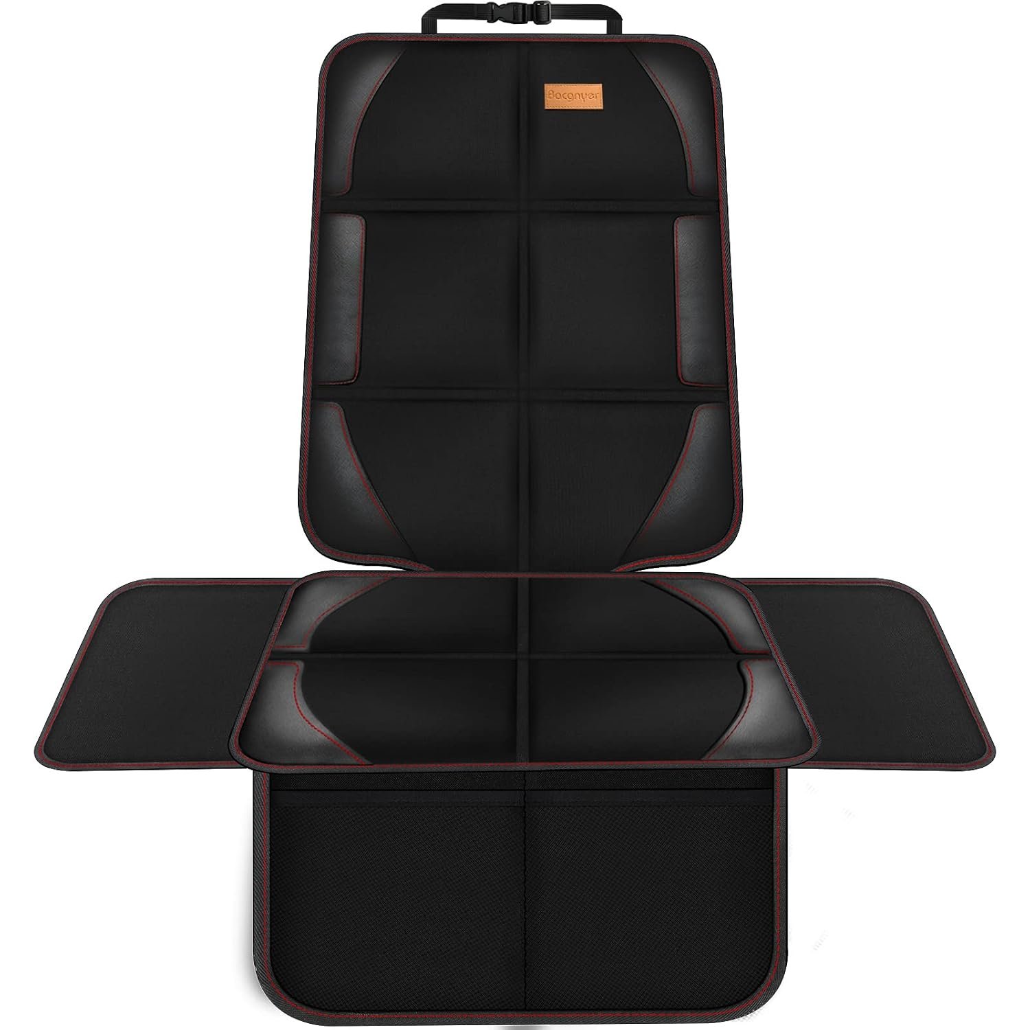 Bacgnyer Car Seat Protector, 1 Pack, Thickest Padded 600D Fabric Padding, Waterproof, Durable, Anti Slip Backing, Child Seat Protection, Suitable for Babies, Toddlers, Children