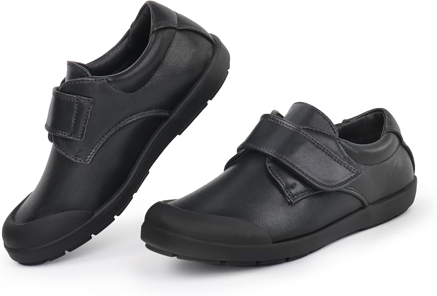 Tobfis Boy’s Strap School Uniform Shoes Durable Casual Comfort Dress Sneaker(Toddler/Little Kid/Big Kid/Youth)