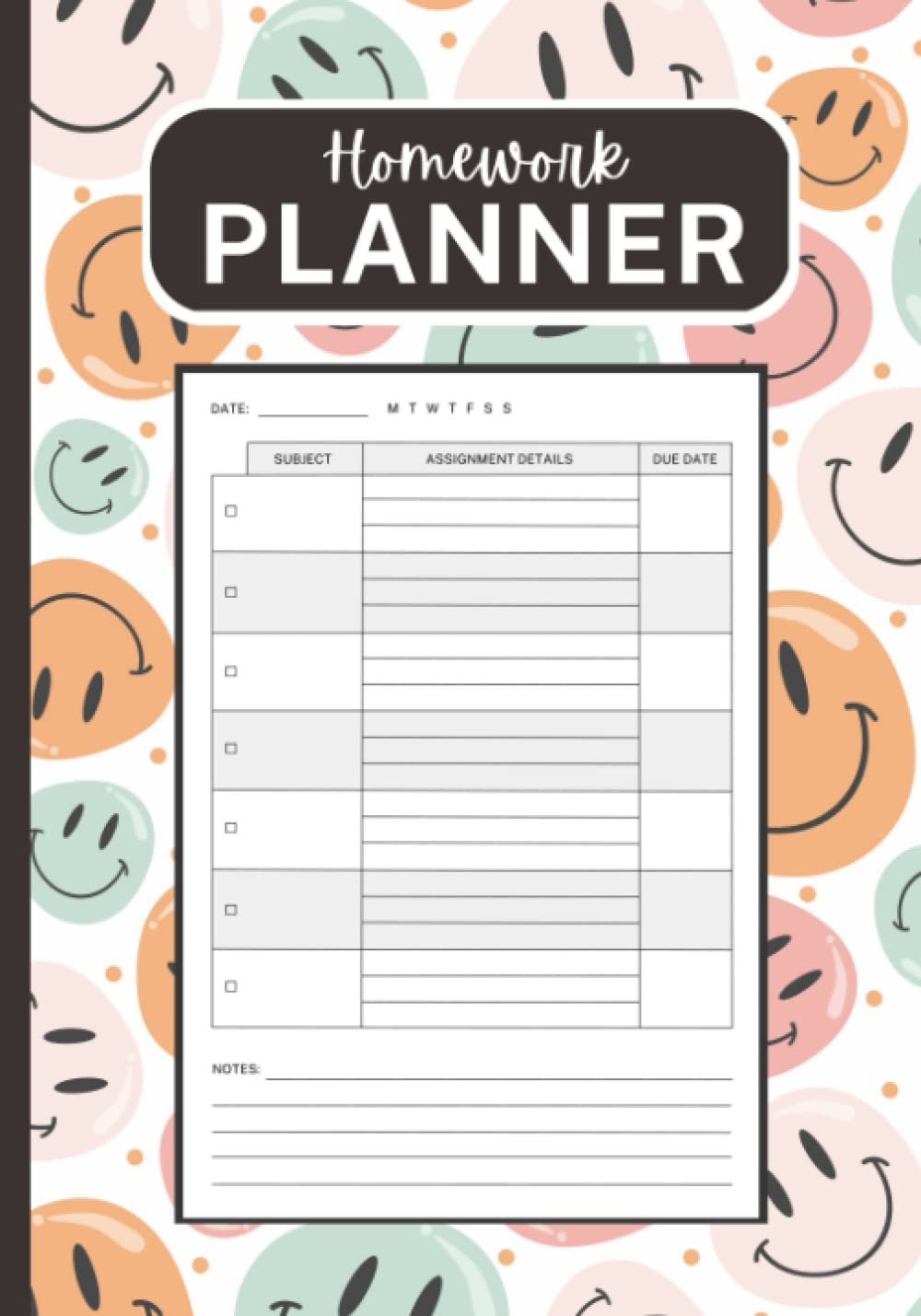 Independently Published Homework Planner: Undated Daily & Weekly Schedule Organizer for Girls | 7′ x 10′ | 2022