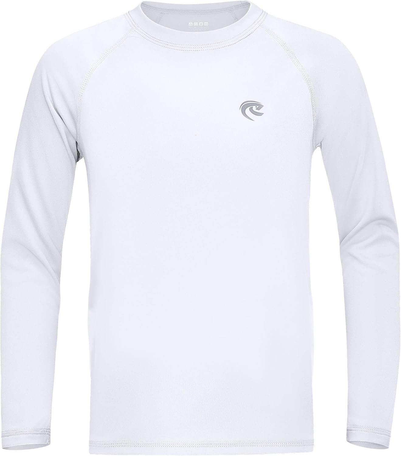 Boys UPF 50+ Swim Shirt Long Sleeve, 1 or 2 Pack UV Sun Protection Rash Guard, Youth Kids SPF Water Shirts for Beach Surf