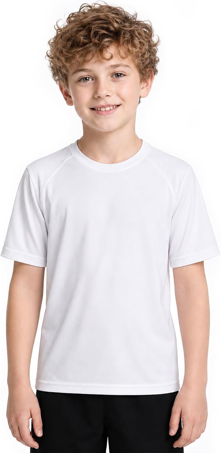Toddler Boys Swim Shirts Rash Guard Kids UPF 50+ Quick Dry, 6M-15Y