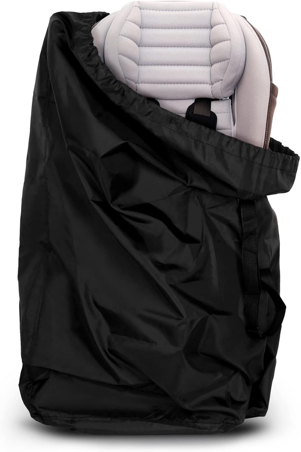 LIHAO Stroller Travel Bag, Gate Check Bag for Car Seat, Waterproof Travel Carry Bag, 600D Oxford, Black | 600D Oxford, Waterproof Travel Carry Bag