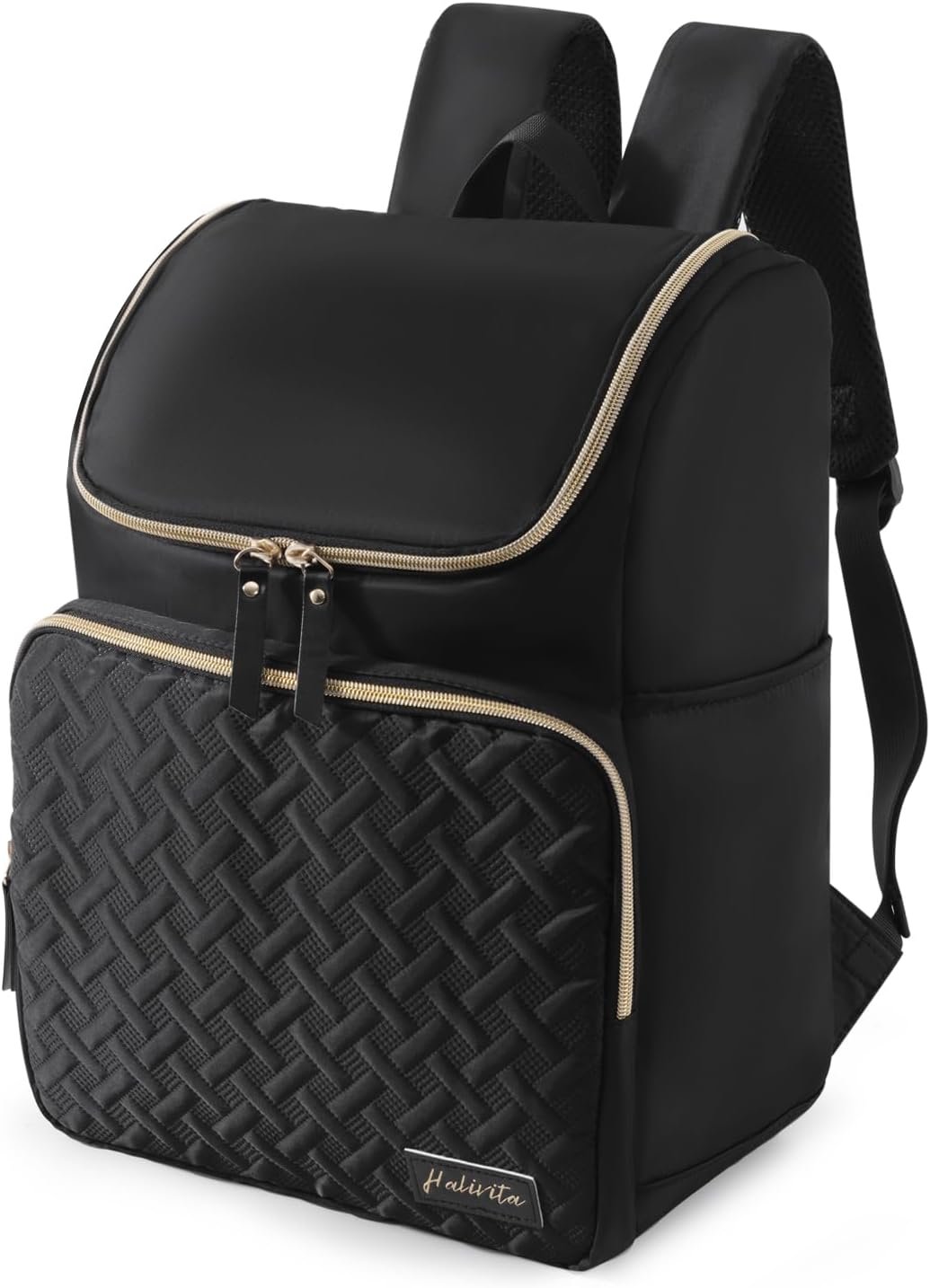 Cooler Backpack Insulated Leak Proof 33 Cans, Waterproof Hiking Backpack Cooler Soft Cooler Bag Lunch Backpack for Picnic Camping Beach, Black