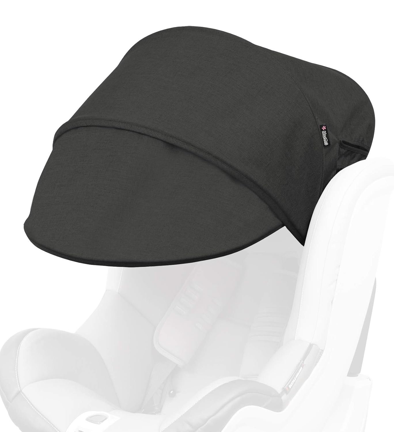 Manito Sun Shade Extender/Auxiliary Canopy for Car Seat (Charcoal Grey)