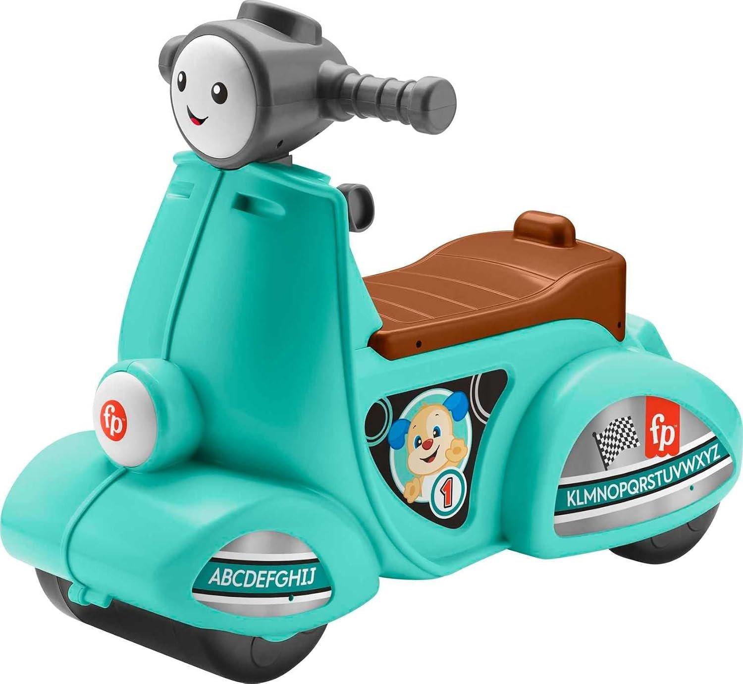 Fisher-Price Laugh & Learn Cruise Along Scooter Toy | Smart Stages, Ride-On Toy, Educational Music & Lights, Infants & Toddlers Ages 1+ Years (Amazon Exclusive)