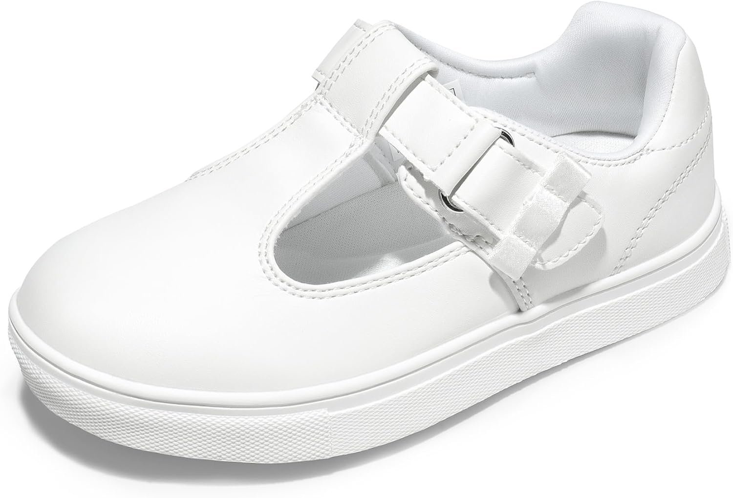 DREAM PAIRS Girls Mary Jane Shoes T-Strap Flat Sneakers for School Uniform Dress Shoes for Toddler/Little Kid, Casual Daily Wear, Special Events