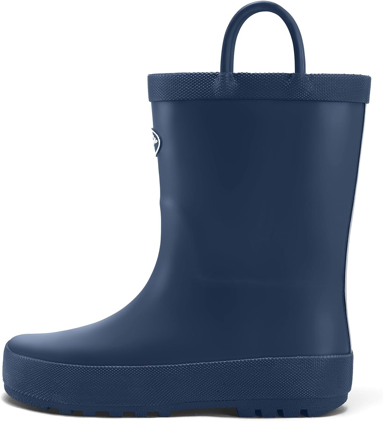 K KomForme Kids Rain Boots, Waterproof Rubber Boots with Easy-on Handles | Pull on, Slip-resistant, Double Handles