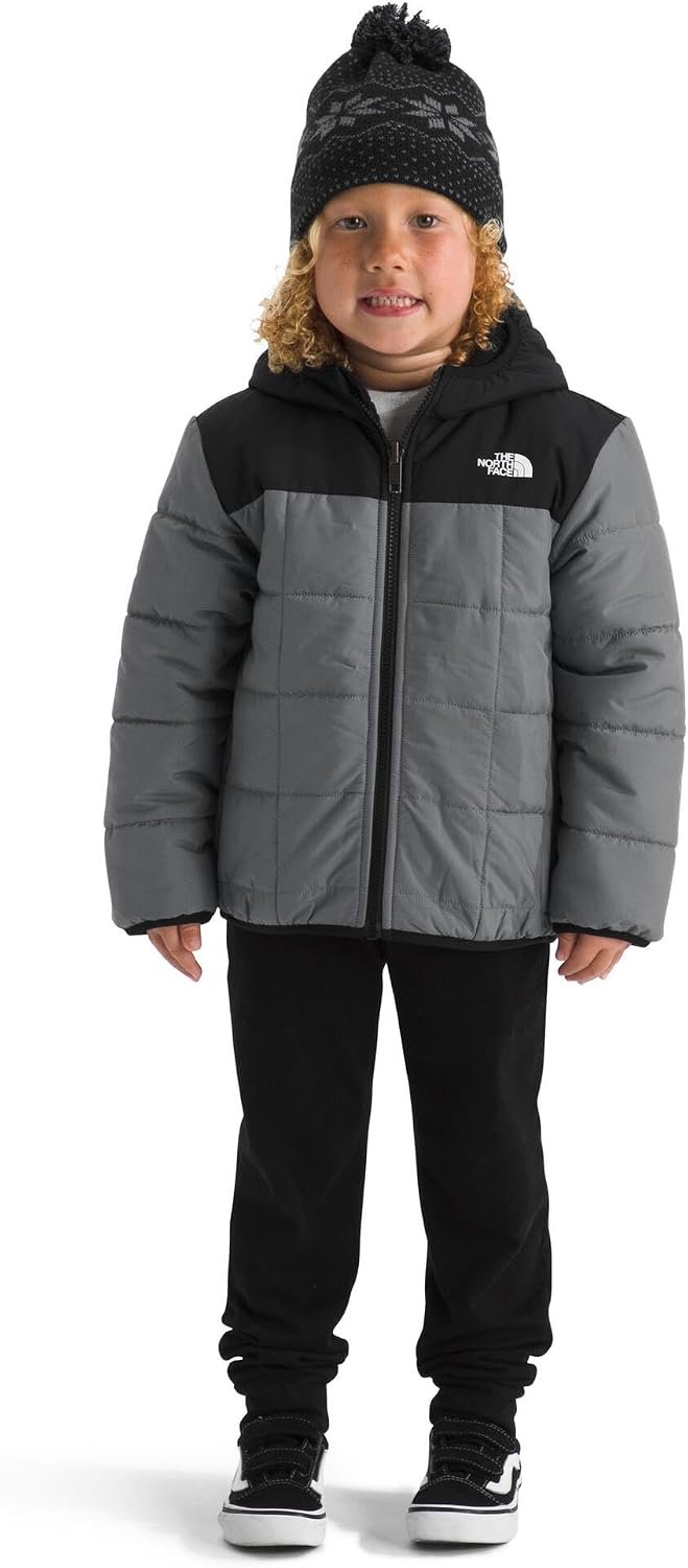 THE NORTH FACE Girls Reversible Shasta Full Zip Hooded Jacket | Water Repellent Puffer Coat, Synthetic Insulation