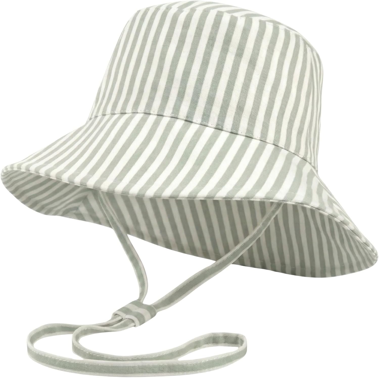 Beautiful Baby Sun Hat 0-6 Months – Adjustable Toddler Hat with UPF 50+ Sun Protection – Cute Kids Bucket Hat for Beach