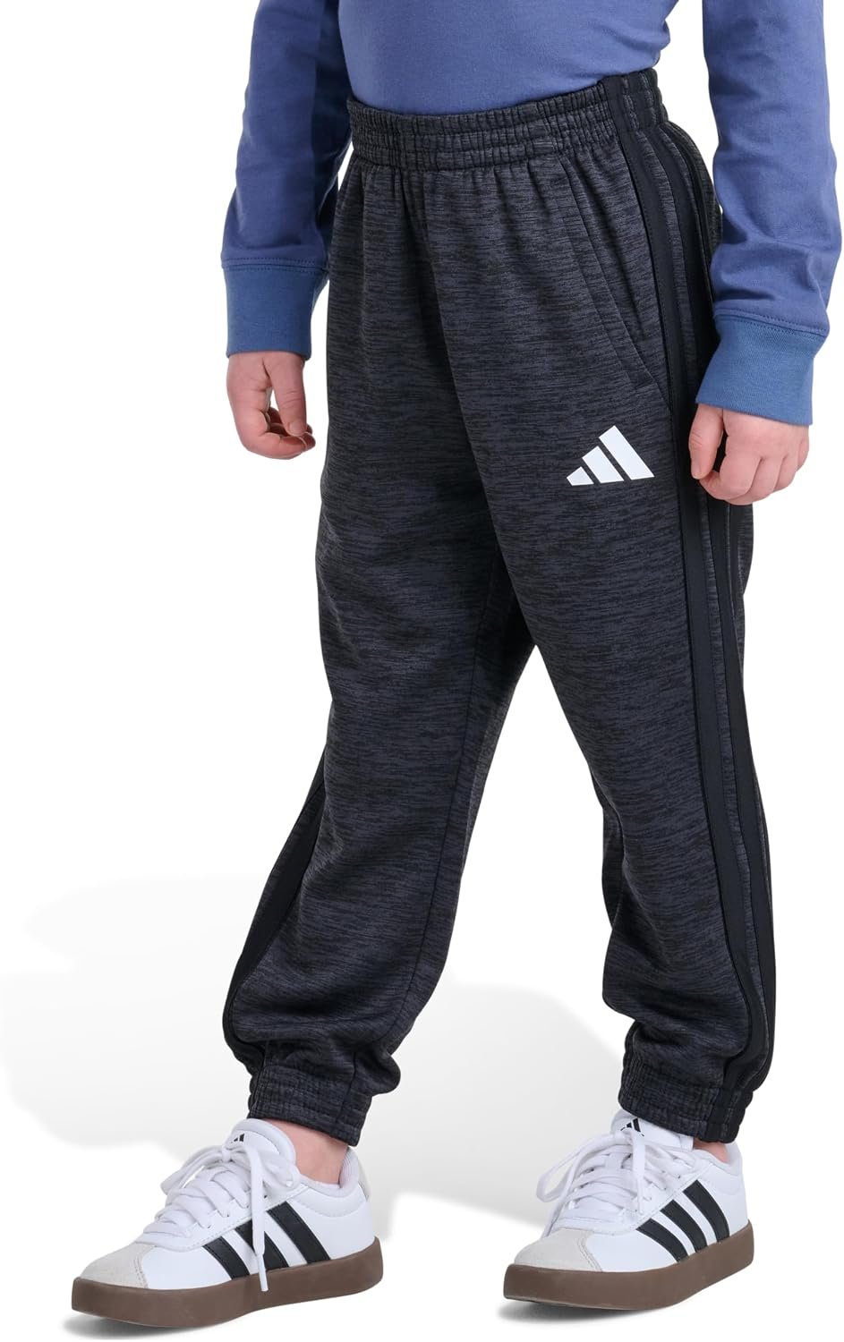 adidas Kids Training Essential 3-Stripe Fleece Joggers (Toddler/Little Kid)