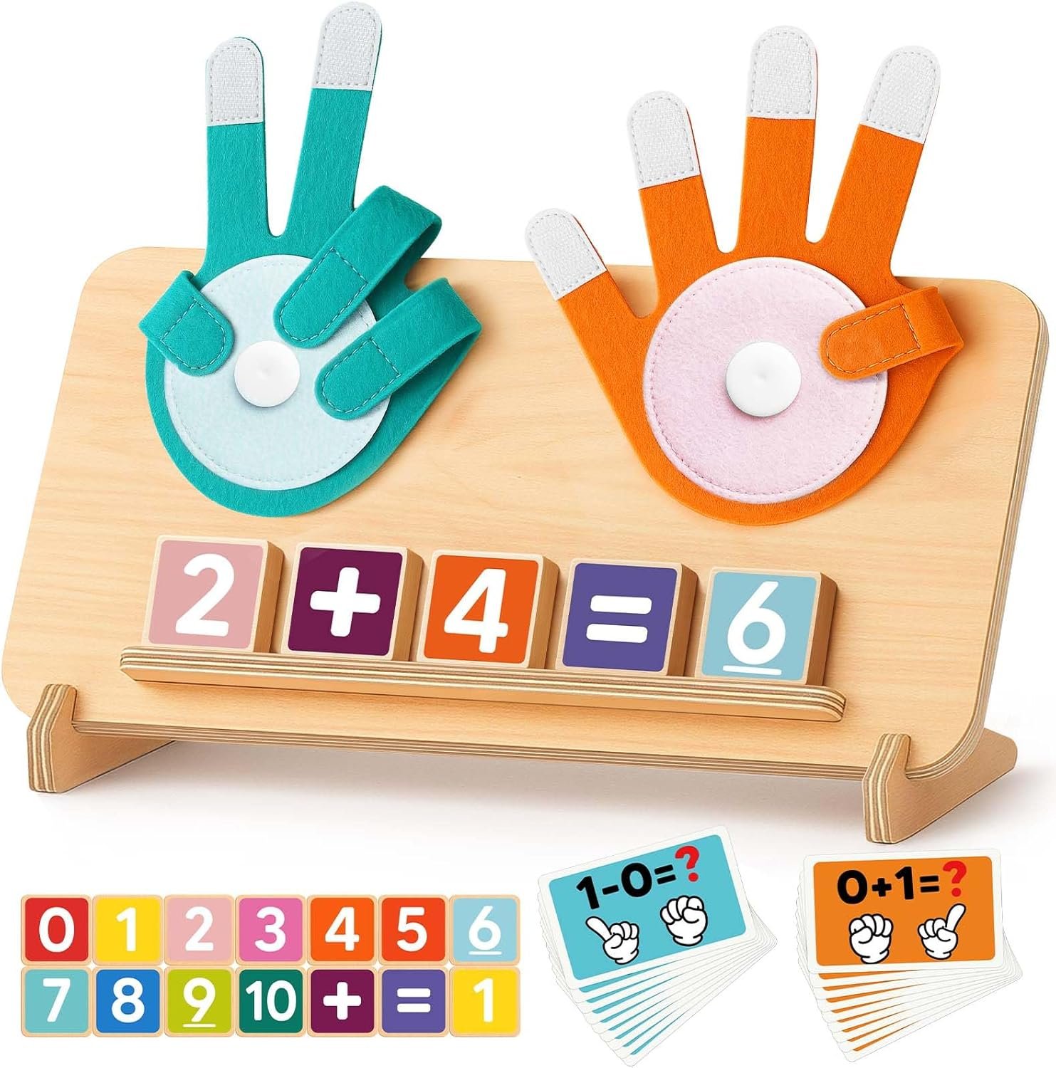 Montessori Learning Toys for 3 4 5 Year Old Gift, Number Counting Block Toy | Preschool Educational Toys, Math Manipulatives, Kids Boys Girls Birthday Gifts, Counting Toys, Preschool Learning Activities