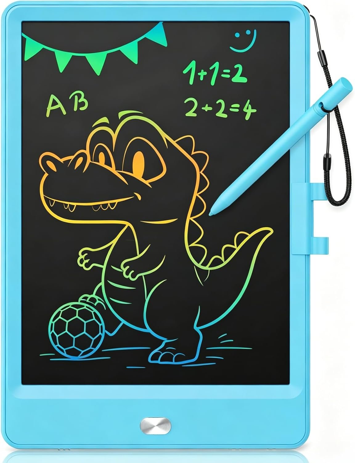 KOKODI LCD Writing Tablet 8.5-Inch Colorful Doodle Board, Electronic Drawing Tablet Drawing Pad for Kids, Educational and Learning Kids Toys Gifts for 3 4 5 6 7 8 Year Old Boys and Girls(Blue)