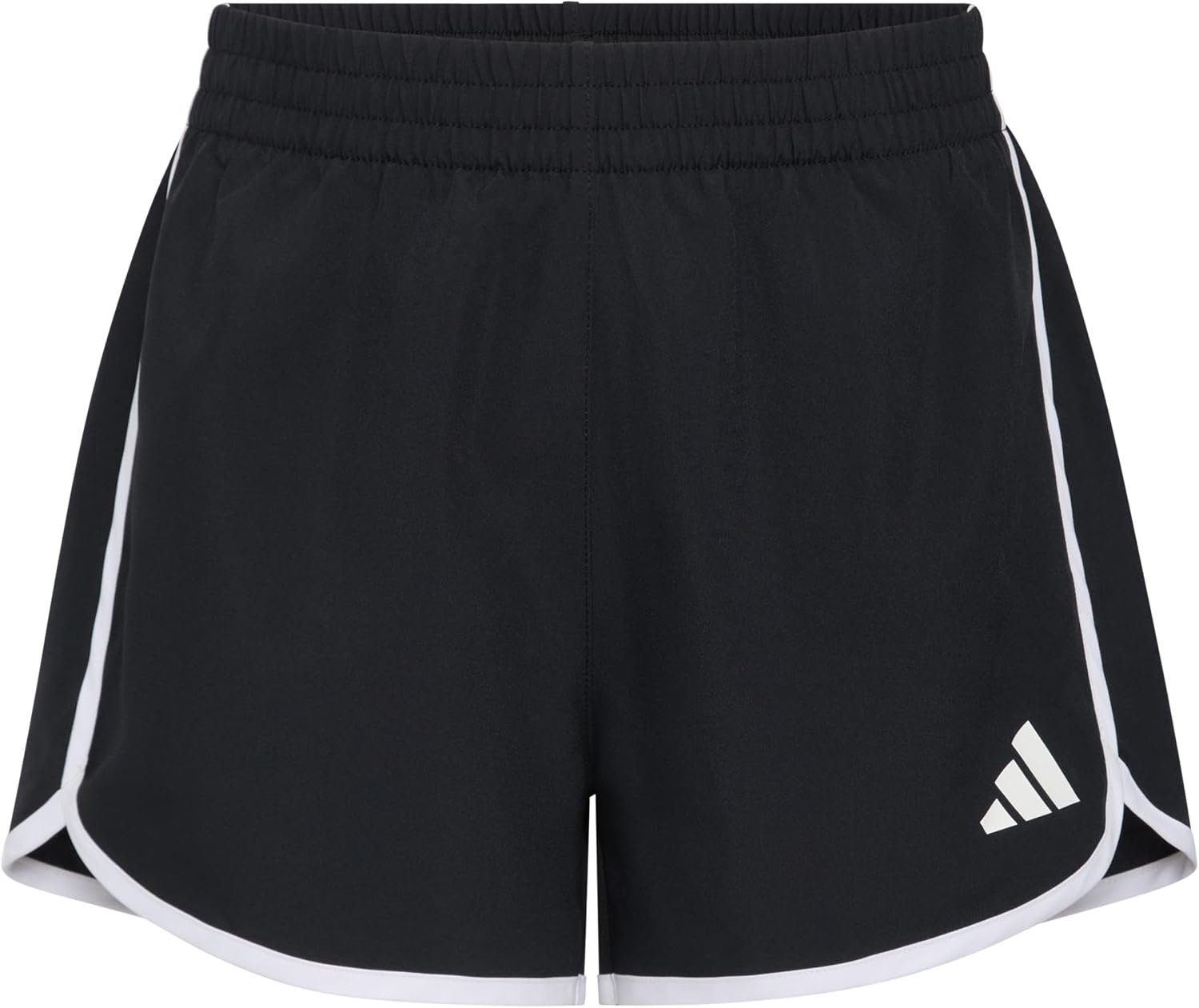 Adidas Girls Elastic Waistband Retro Woven Shorts