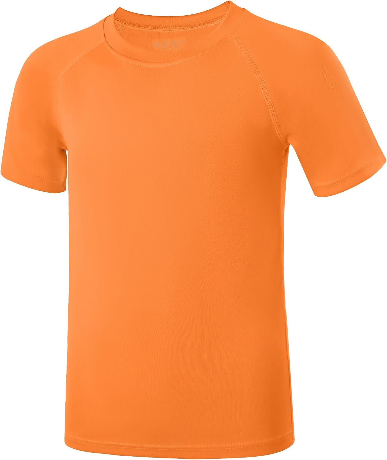 Boys’ Rash Guard Swim Shirt, Toddler to Youth Kids UPF 50+ Sun Protection Short Sleeve Water Shirts for Beach Surf