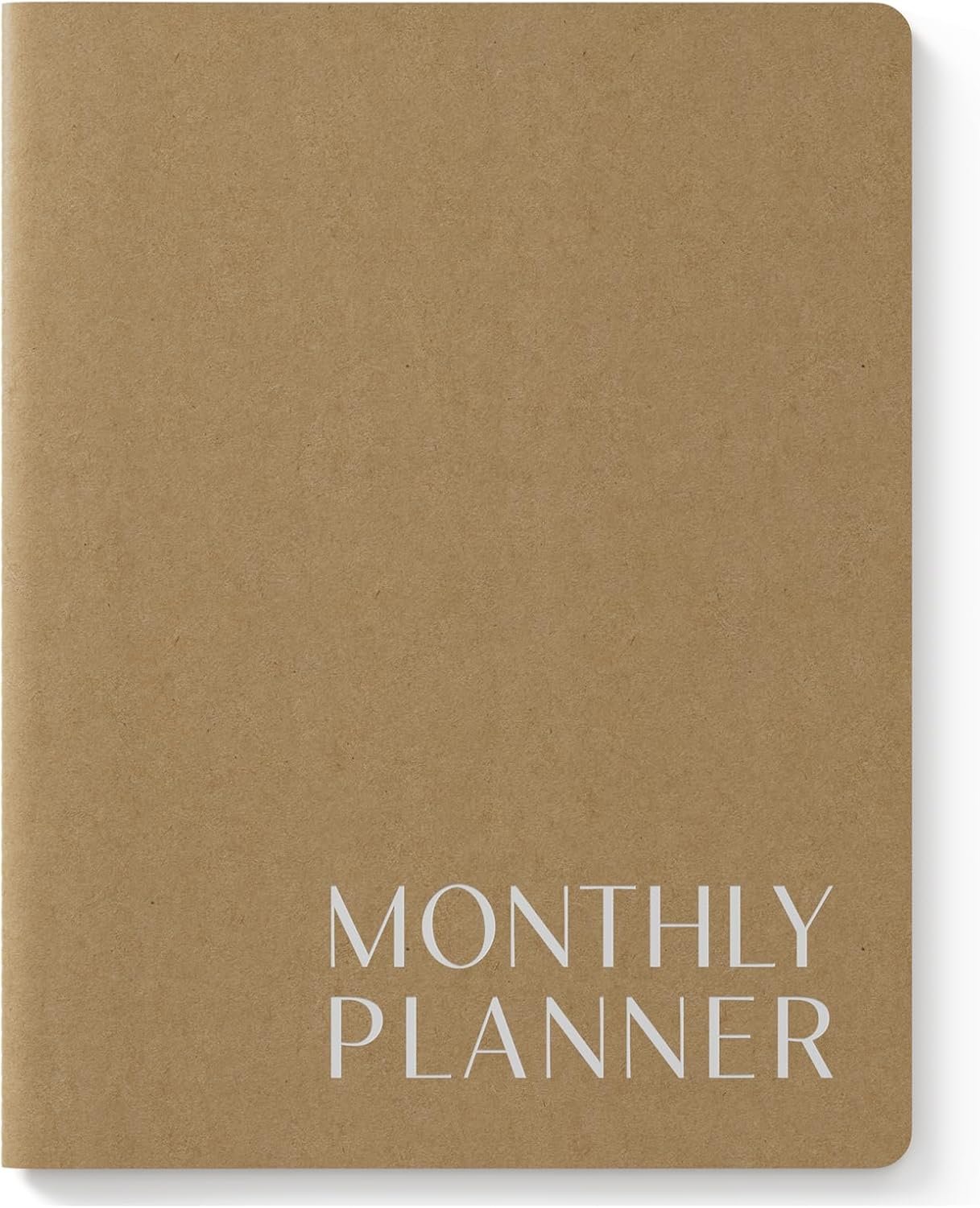 Jotsome Monthly Planner 2026-2027, 18 Months Academic Planner, 8.5″ x 11″ | July 2026 to December 2027, Stitched Binding, Soft Cover, Large Monthly Personal Calendar Planner for Schedule, Kraft Brown