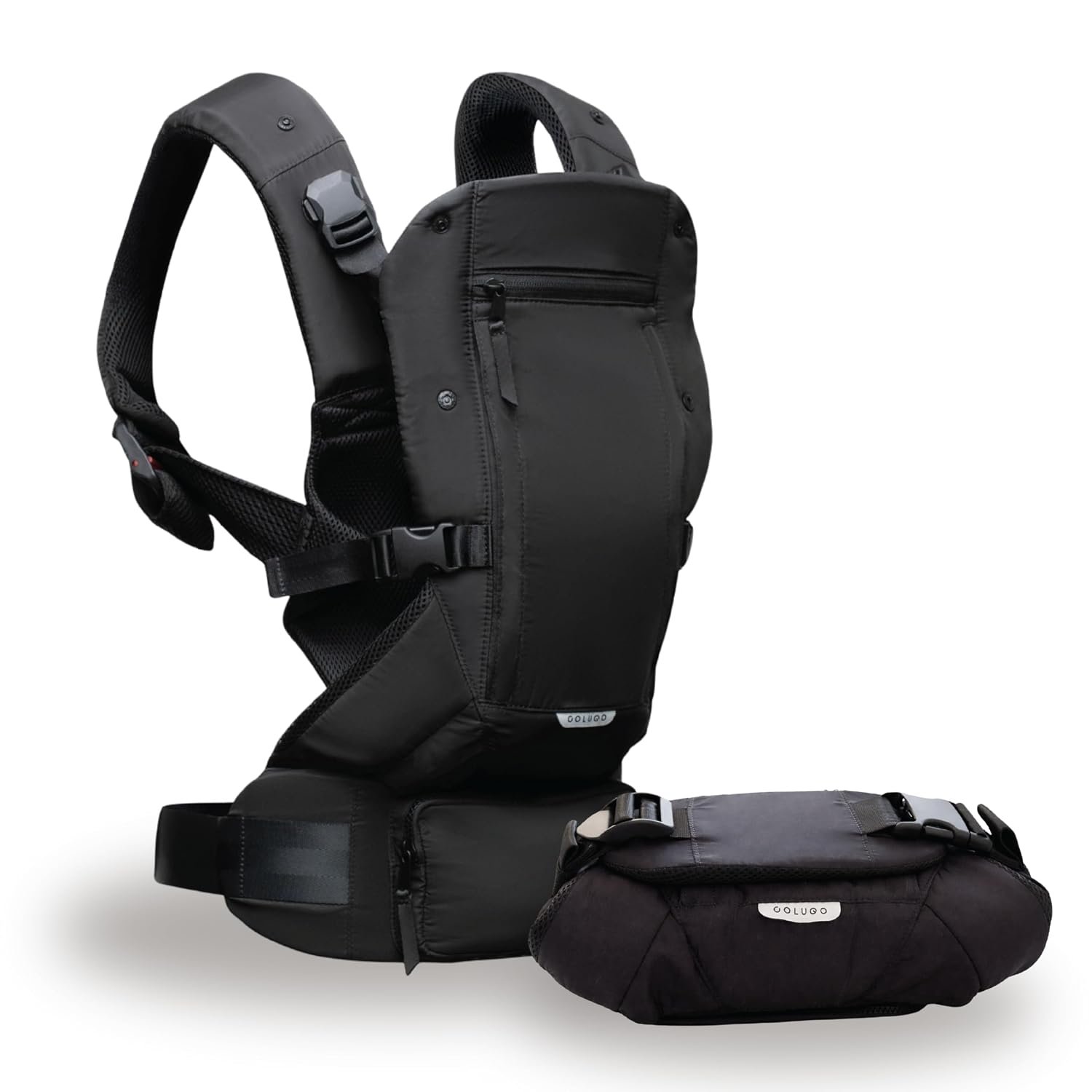 Colugo Baby Carrier 2 Lightweight Ergonomic Baby Carrier | Infant to Toddler | Magnetic Buckles | Phone Pocket & Fanny Pack | 4 Carry Positions | Compact Travel Friendly | Machine Washable