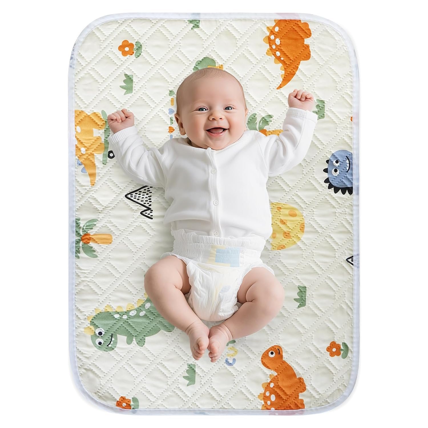 Diaper Changing Pads for Baby, Portable Change Mat, 3Layers Waterproof Change Pad Foldable Absorbent Mats for Women, Reusable Incontinence Underpads for Patient 20”x27.5”