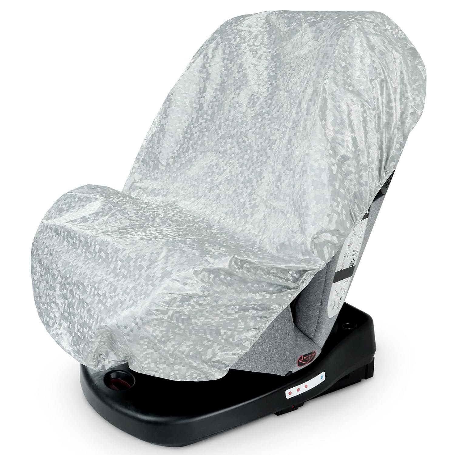 Baby Car Seat Sun Shade Cover – Keep Baby’s Carseat Cooler Foldable | PET Aluminium Cover for UV Protection, Dust