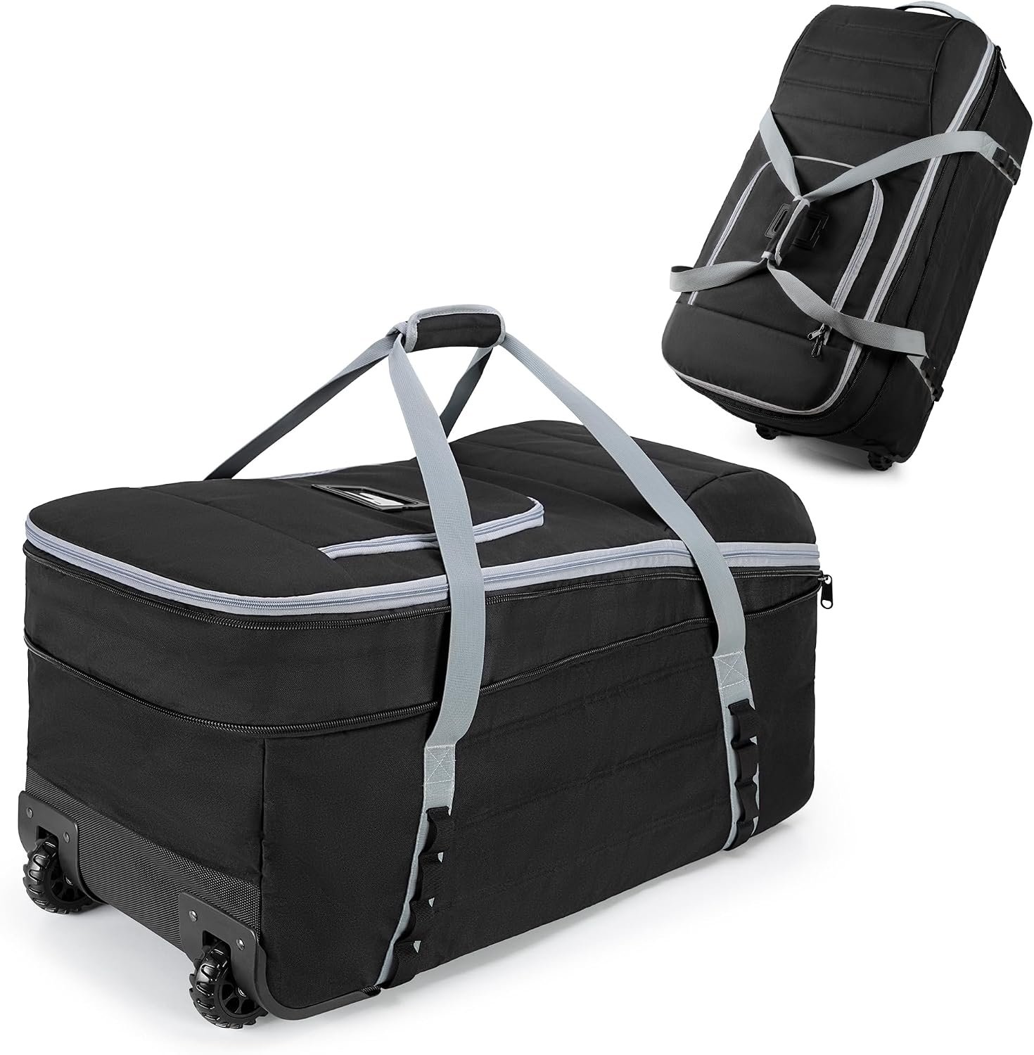 Car Seat Travel Bag with Wheels Compatible with UPPAbaby Aria and Mesa | Infant Padded Car Seat Carrier for Airport, Car Seat Gate Check Bag for Travel with Luggage Tag, Black, Bag Only