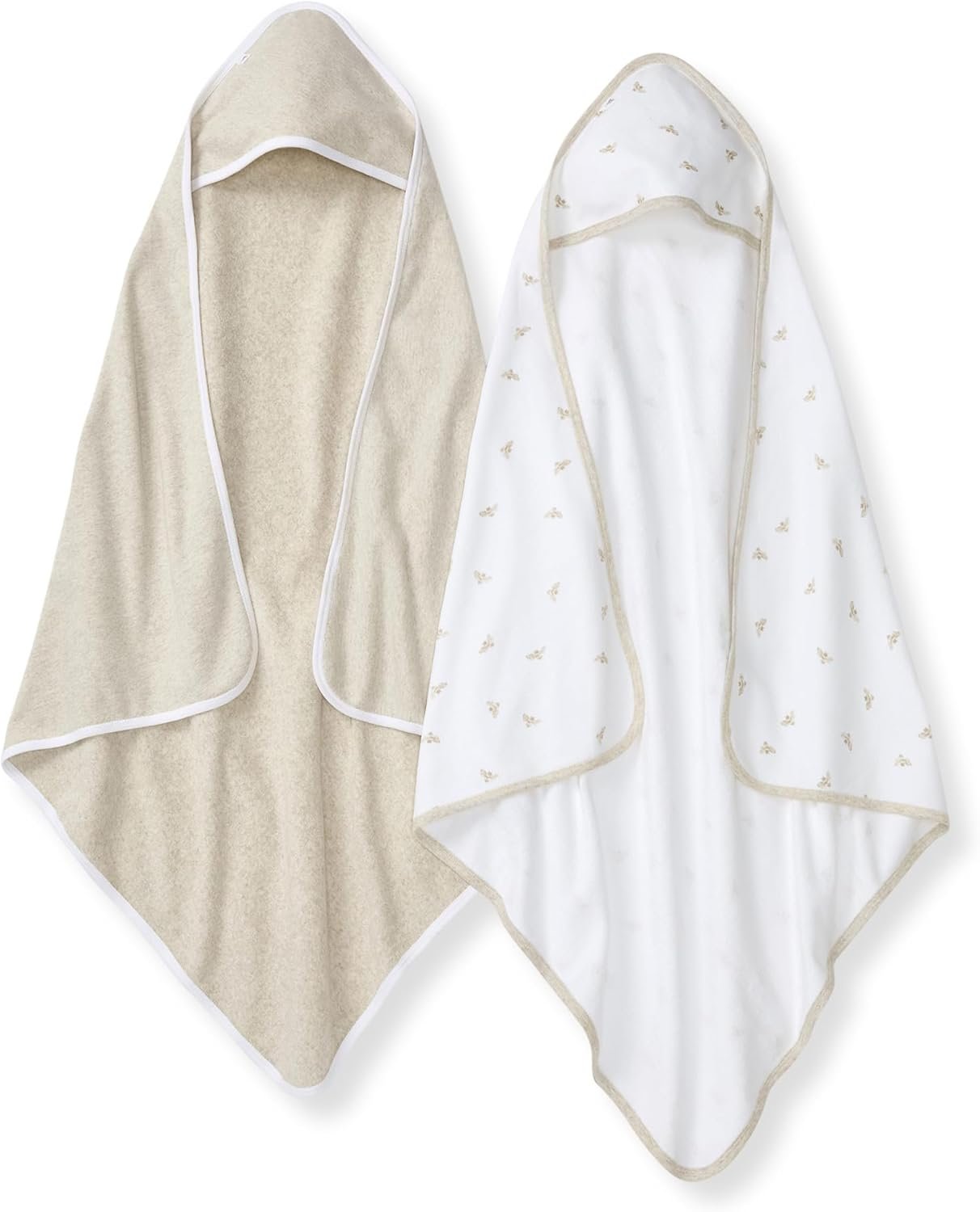Burt’s Bees Baby Infant Hooded Towels, Unisex Bath Essentials, 2-Pack | Soft and absorbent knit terry 100% organic cotton baby hooded towel that is durable and soft, measures 29″ x 29″