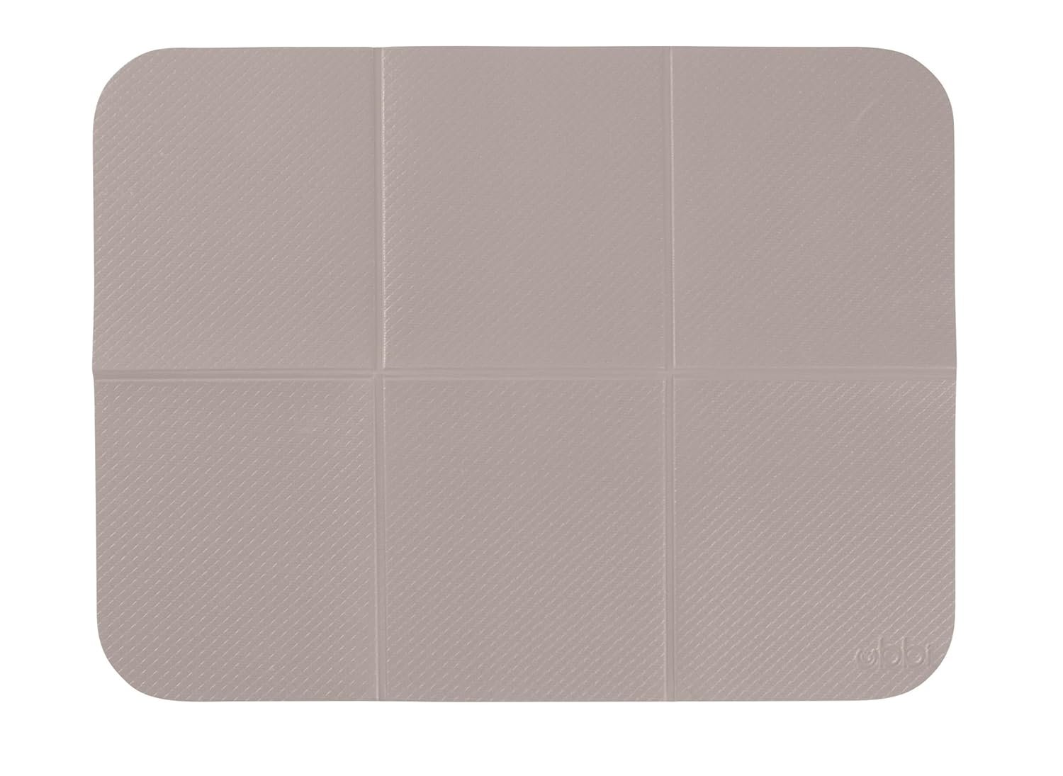 Ubbi On-the-Go Diaper Changing Baby Mat, Taupe | Soft & Comfortable Diaper Bag Accessory Must Have for Newborns, Easy to Clean, Portable Folding Pad, Traveling Accessories