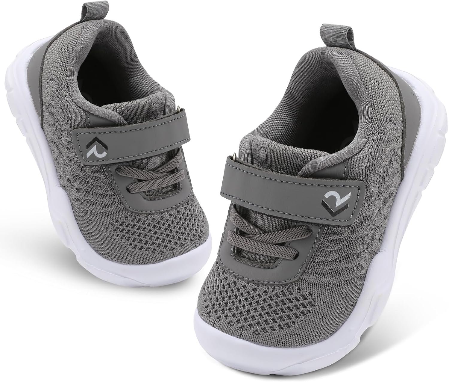 relxfeet Wide Toddler Shoes for Boys Girls Sneakers | Chubby Feet Comfort, Barefoot Feel, Easy Strap, Breathable Knit, Lightweight EVA Sole, for Daycare Preschool & Play