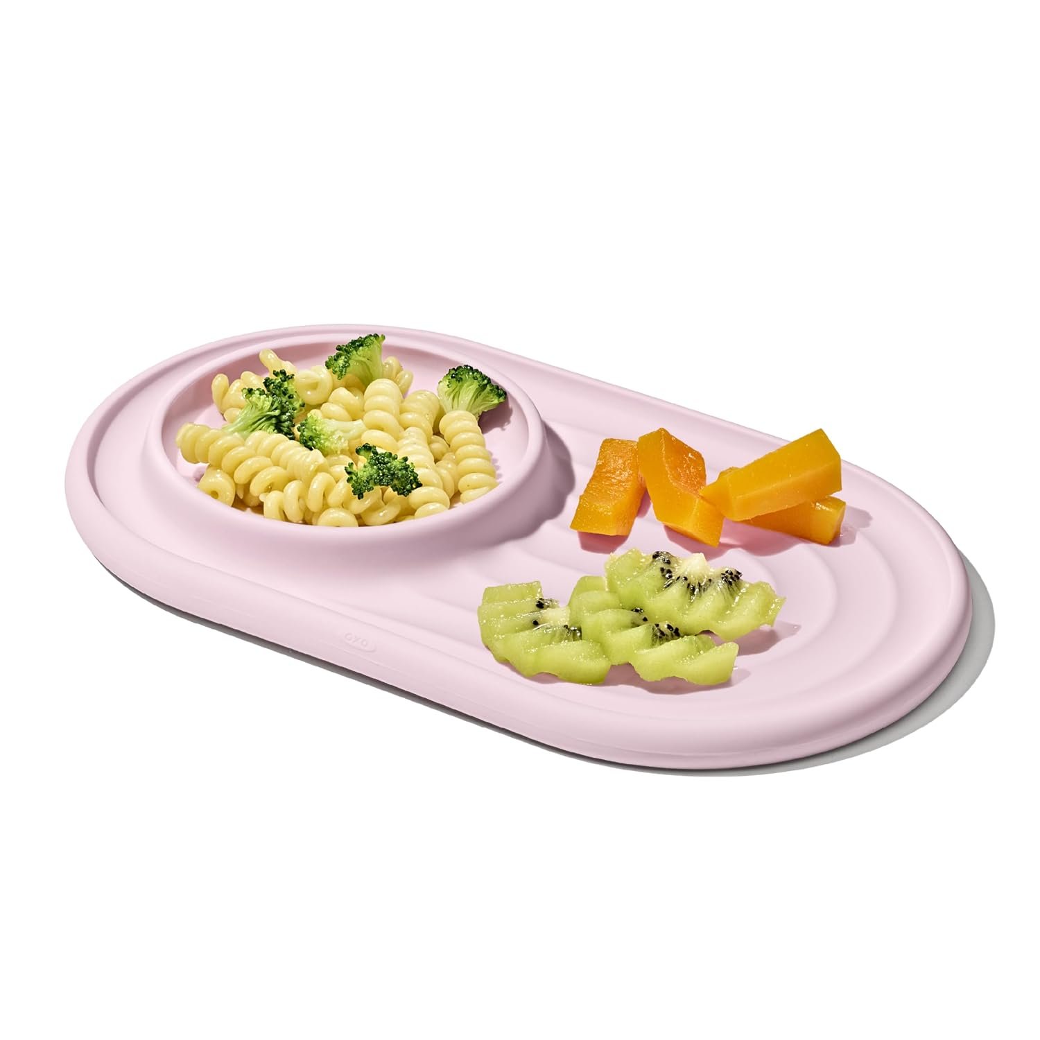 OXO Tot Textured Suction Plate – Blossom, Baby Feeding Essentials