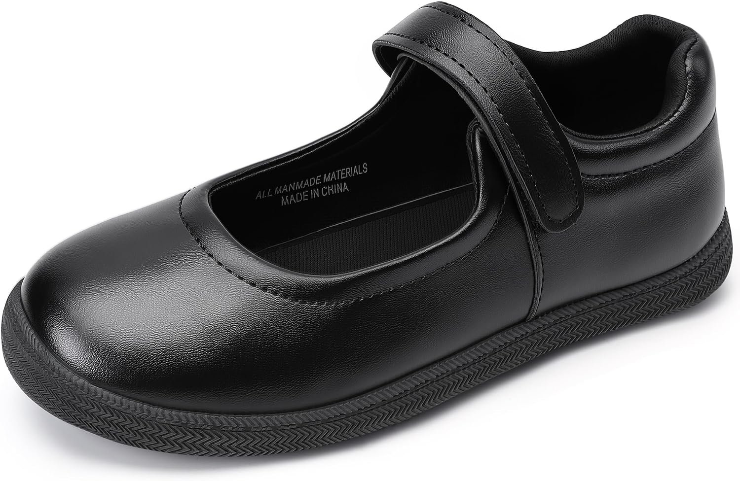 festooning Girls Mary Jane School Uniform Dress Shoes | Cute lightweight flats, comfortable daily wear for school, wedding party and back to school