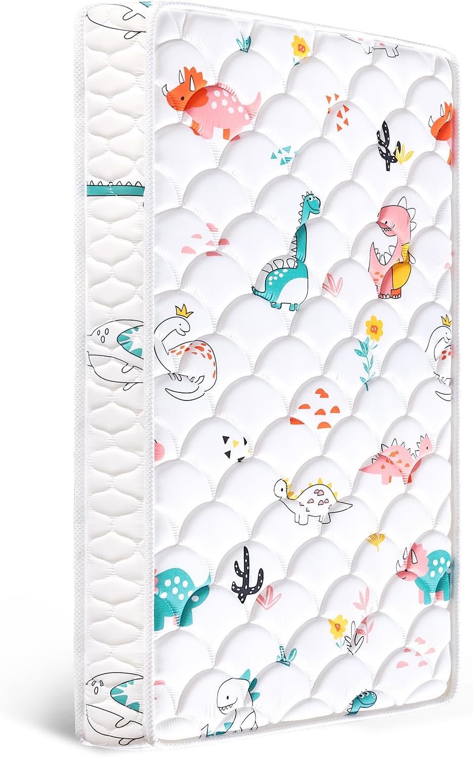 Letmxiu 5″ Crib Mattress and Toddler Mattress, Firm, Hypoallergenic Crib Mattress, Fits Standard Crib and Toddler Bed