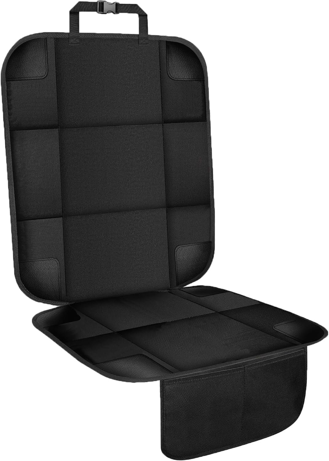 VLM Car Seat Protector for Child Baby Car Seat,600D Waterproof Car Seat Cover with Thick Padding, Non-Slip Backing and Mesh Pockets