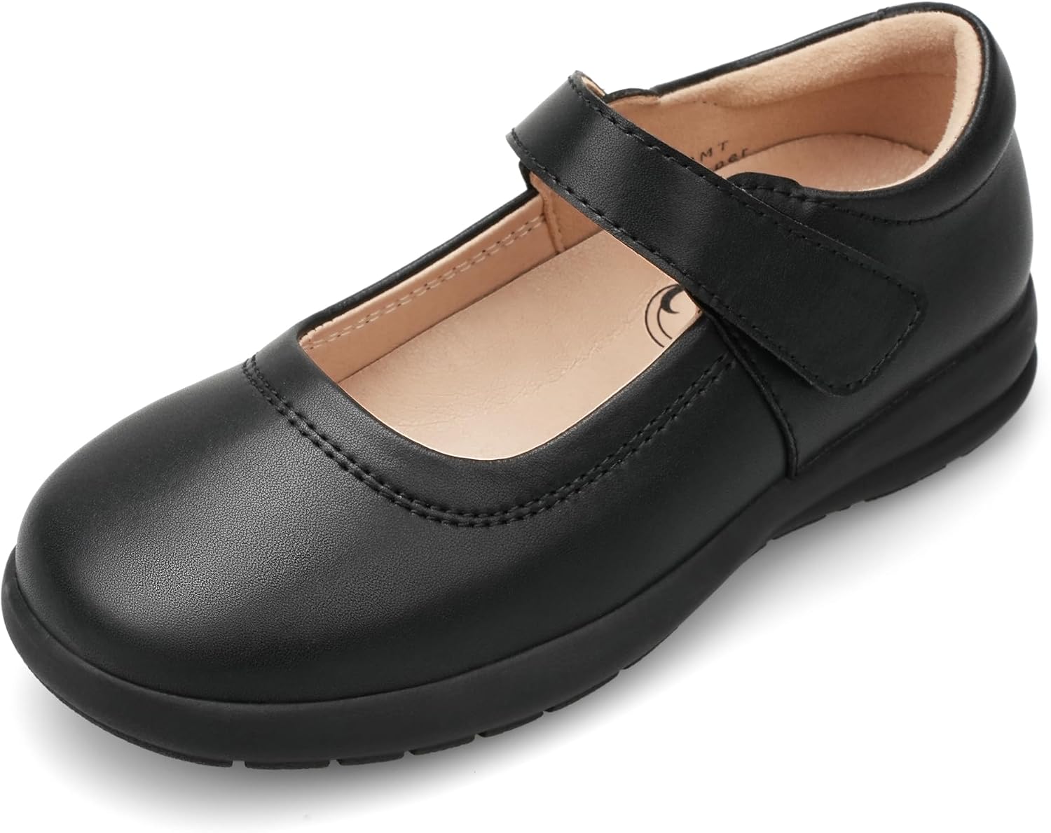 Stelle Girls Mary Jane Shoes School Uniform Flats Dress Shoes Church (Little/Big Kids) | Hook-and-loop closure, Cushioned comfort, Flexible outsole, Flower girl, Party, Patent finish