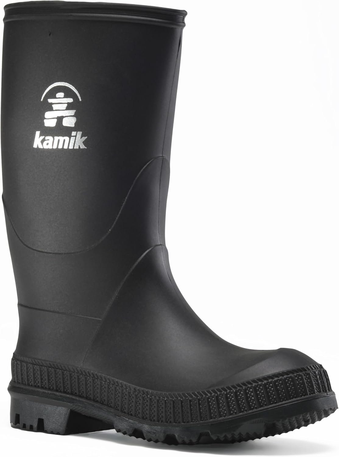 Kamik Kids Stomp Waterproof Rain Boots,Olive,