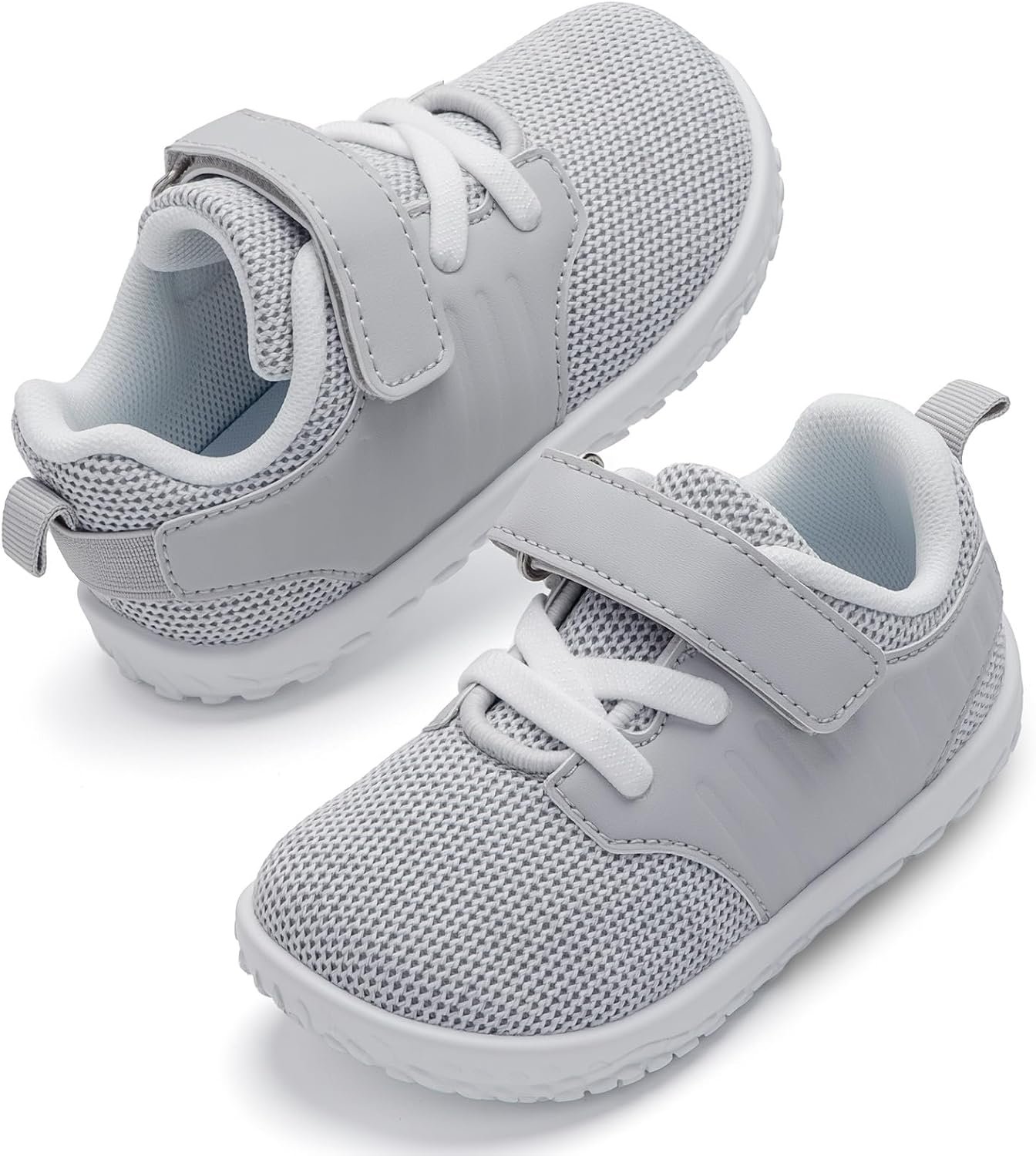 HIITAVE ​Toddler Sneakers Lightweight Boys Girls Barefoot Shoes for Walking Running Tennis Playing
