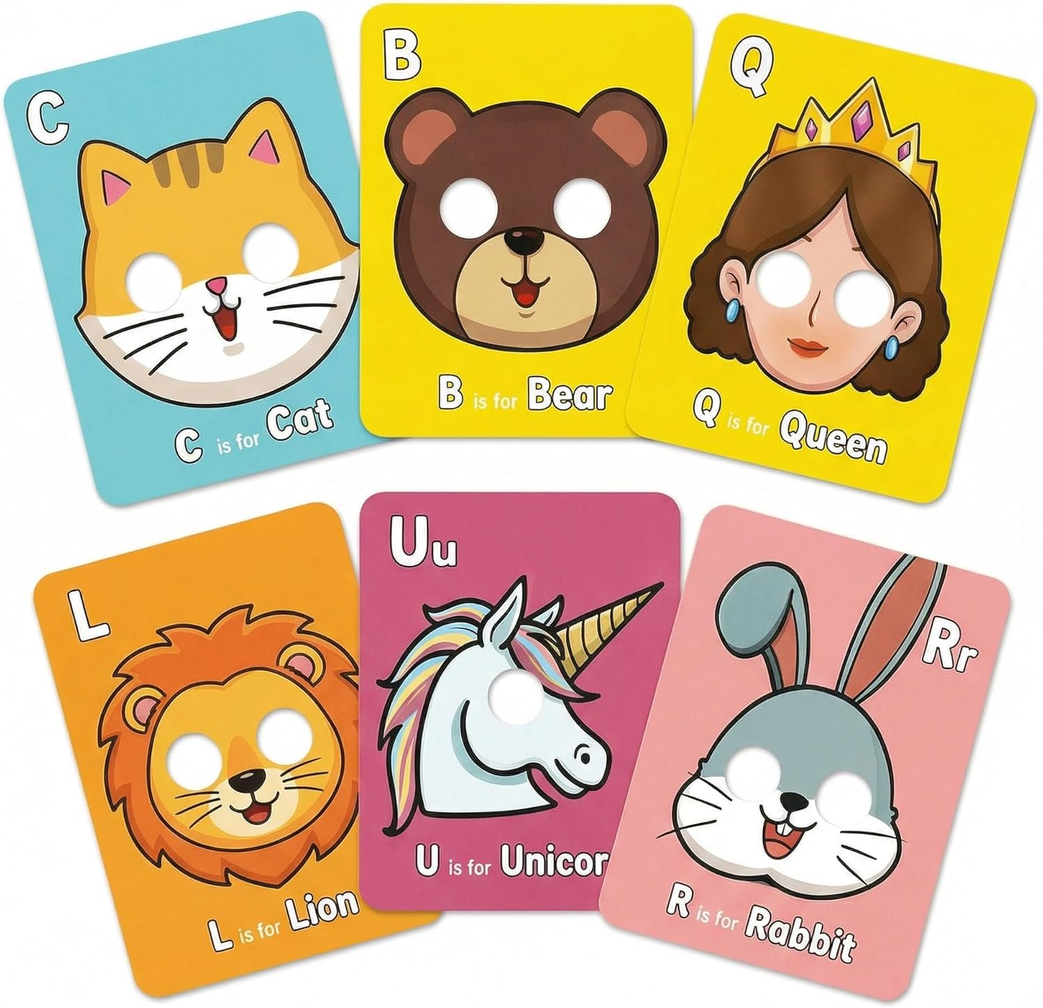 Giant Animal Alphabet Flash Cards – 26 Uppercase & Lowercase Letter Cards – Professional Literacy Tool for Preschool & Kindergarten Learning