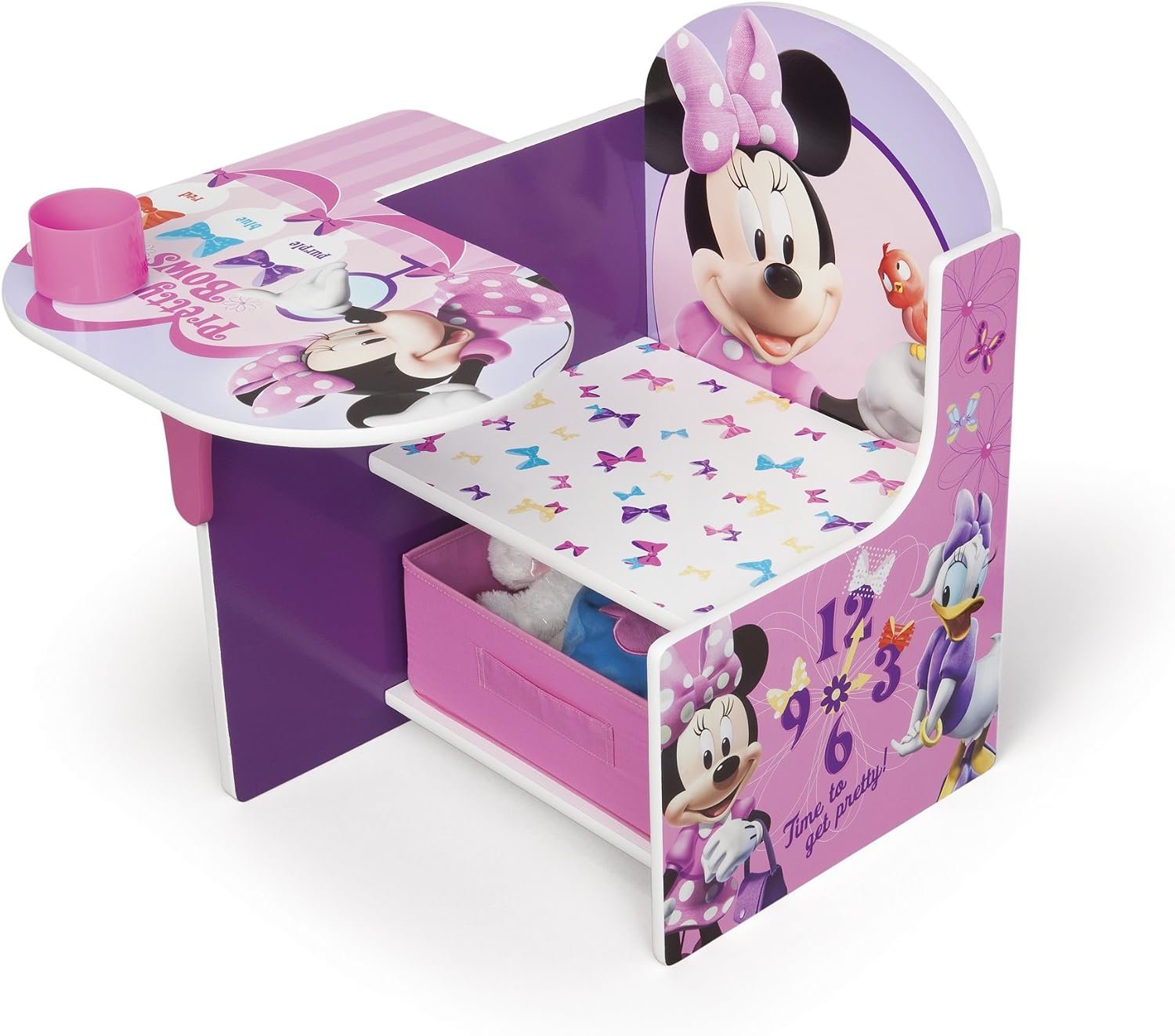 Delta Children Chair Desk With Storage Bin, Disney Minnie Mouse