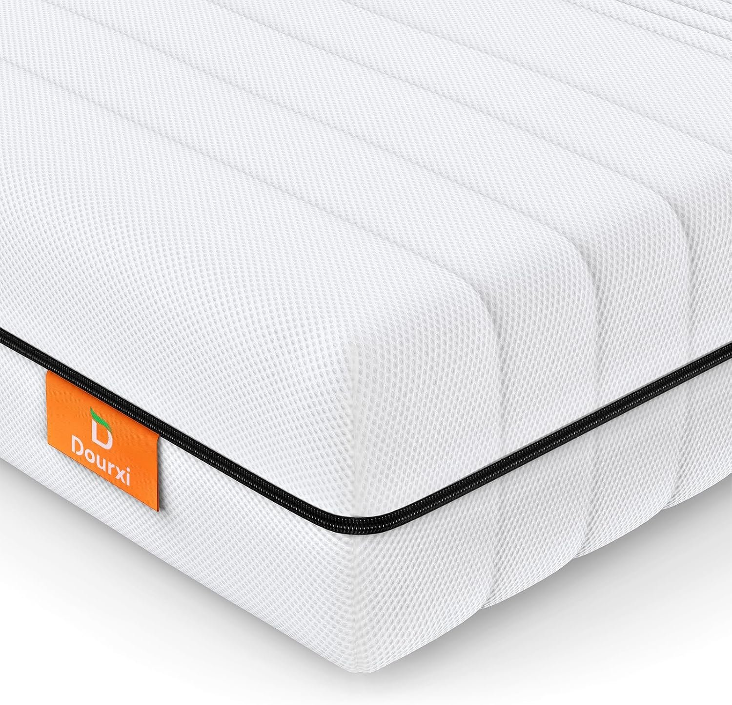Dourxi Crib Mattress, Breathable Dual Sided Memory Foam Toddler Mattress | Breathe-through 3D Spacer Cover, Removable & Machine Washable, Fits Standard Crib and Toddler Bed, Size 52×27.5×6 Inch