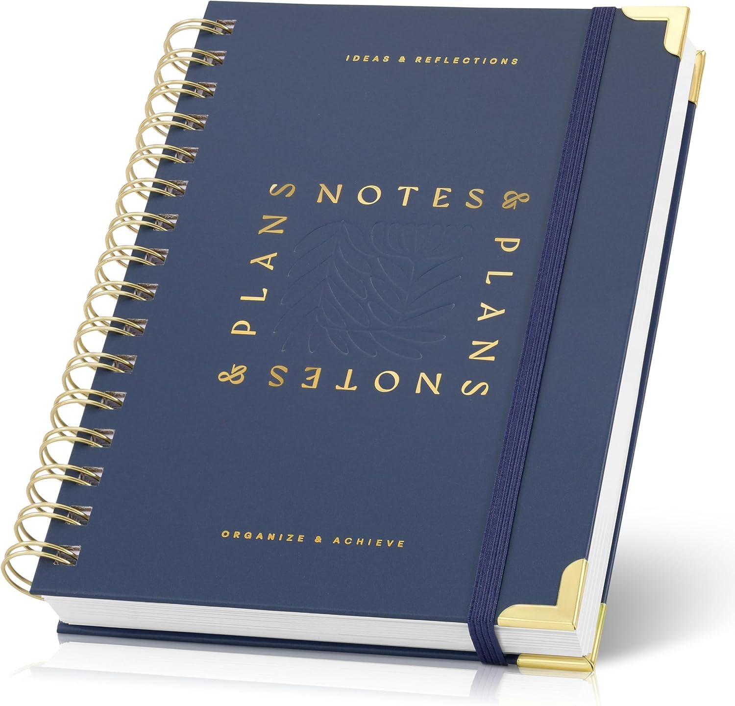 Aesthetic Daily Planner And Notebook With Hourly Schedule – Beautiful Spiral To do List Notepad For Work/Home to Organize Tasks And Appointments – Stylish School/Office Supplies Book For Women