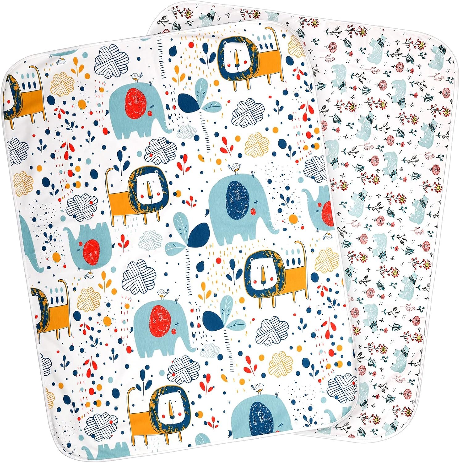 Tebery 2 Pack Baby Waterproof Bed Pad Washable Mattress Pad Mat, 31″x40″ Large Underpads Bed Wetting Incontinence Cover for Kids/Adult/Pets