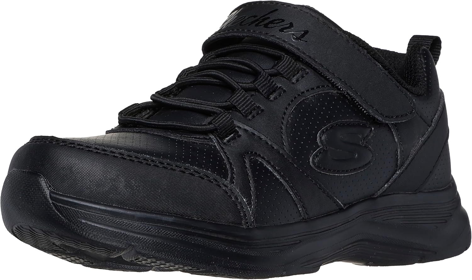 Skechers Girls’ Glimmer Kicks – School Struts Sneaker